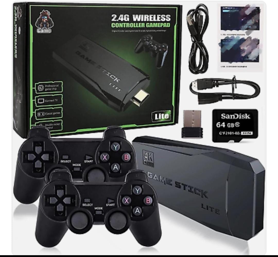 GAMESTICK CON 2 JOYSTICK Y MAS DE 10.000 JUEGOS