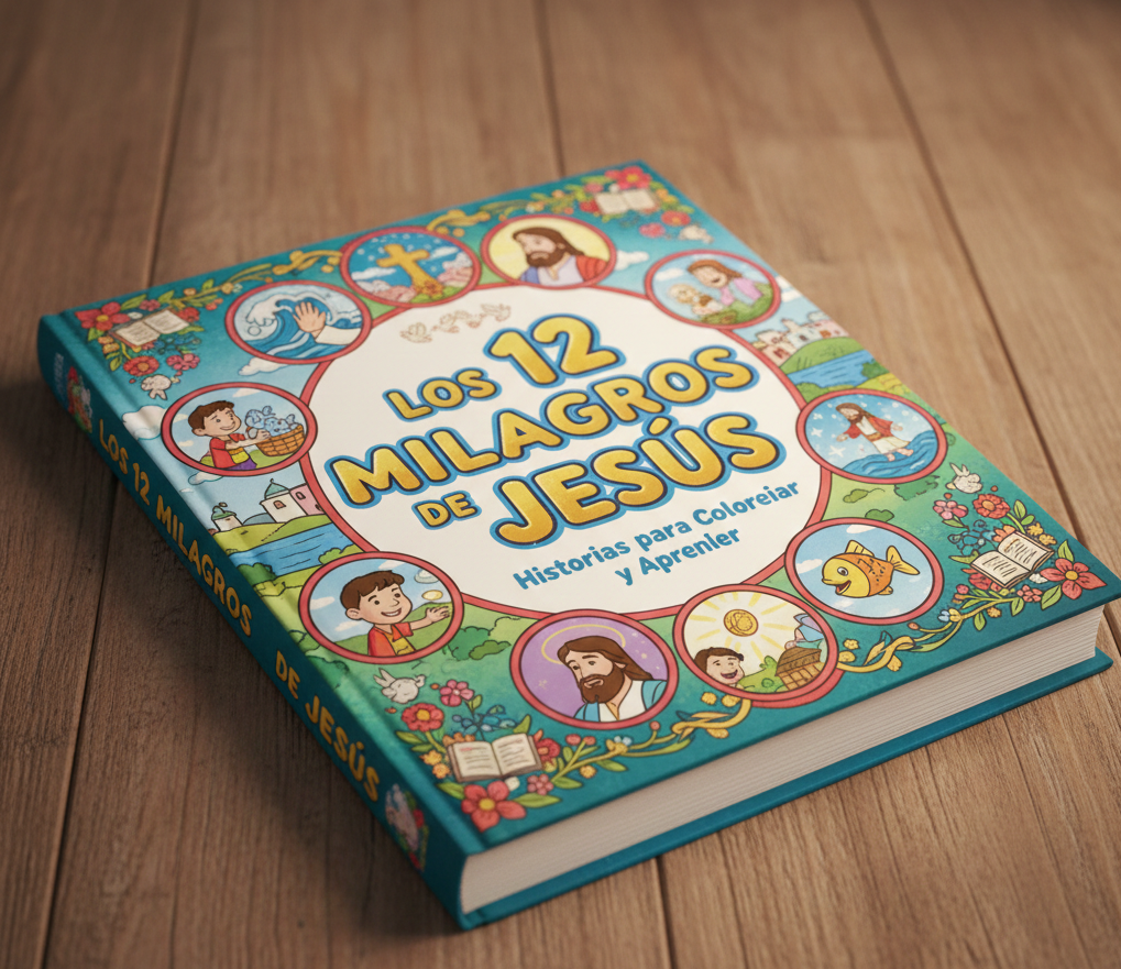 LOS 12 MILAGROS DE JESÚS: PAGINAS COMPLETAS PARA COLOREAR MILAGROS