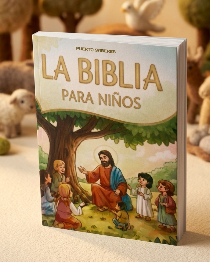 LA BIBLIA PARA NIÑOS - EDICIÓN IMPRESA (Libro Físico) + ACTIVIDADES PARA COLOREAR + ENVIO GRATIS A TODO EL PAIS