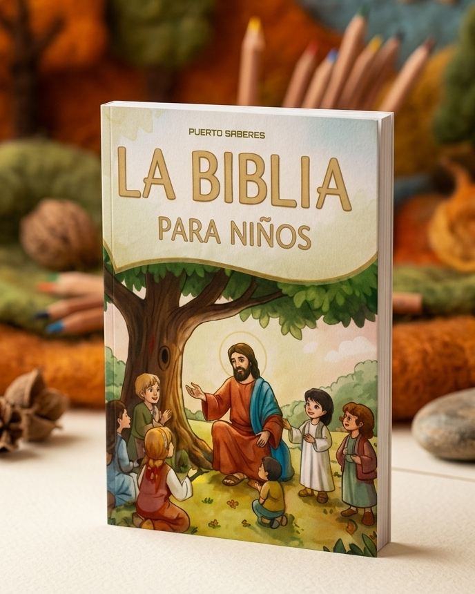 LA BIBLIA PARA NIÑOS - EDICIÓN IMPRESA (Libro Físico) + ACTIVIDADES PARA COLOREAR + ENVIO GRATIS A TODO EL PAIS