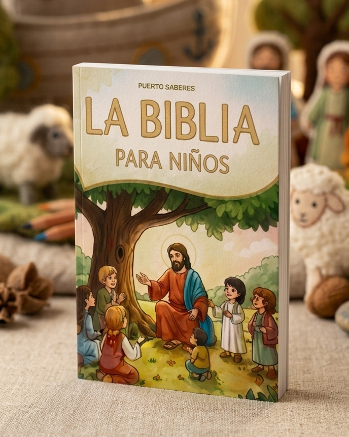 LA BIBLIA PARA NIÑOS - EDICIÓN IMPRESA (Libro Físico) + ACTIVIDADES PARA COLOREAR + ENVIO GRATIS A TODO EL PAIS