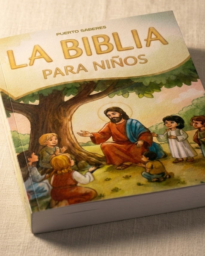 LA BIBLIA PARA NIÑOS - EDICIÓN IMPRESA (Libro Físico) + ACTIVIDADES PARA COLOREAR + ENVIO GRATIS A TODO EL PAIS