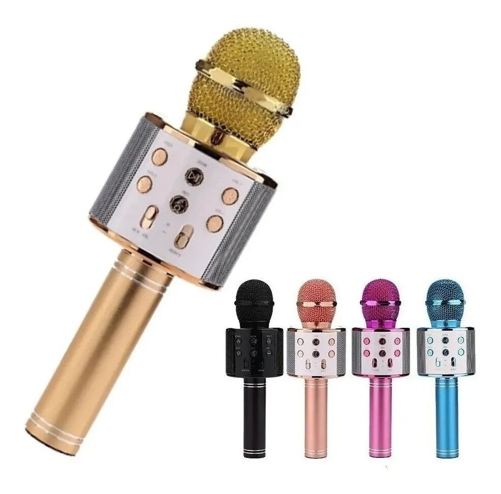 Microfono Karaoke Bluetooth Inalambrico Parlante Usb