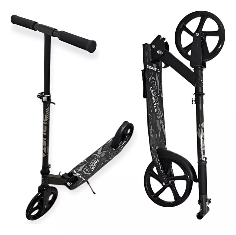 Monopatin Urbano Aluminio Plegable 100kg Reforzado