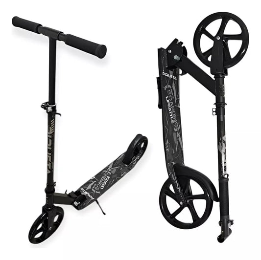 Monopatin Urbano Aluminio Plegable 100kg Reforzado