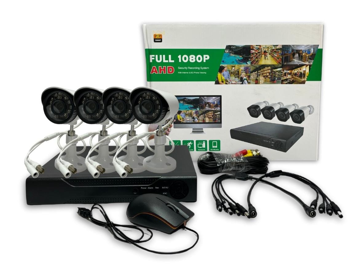 SET DE CAMARAS DE SEGURIDAD HD X4