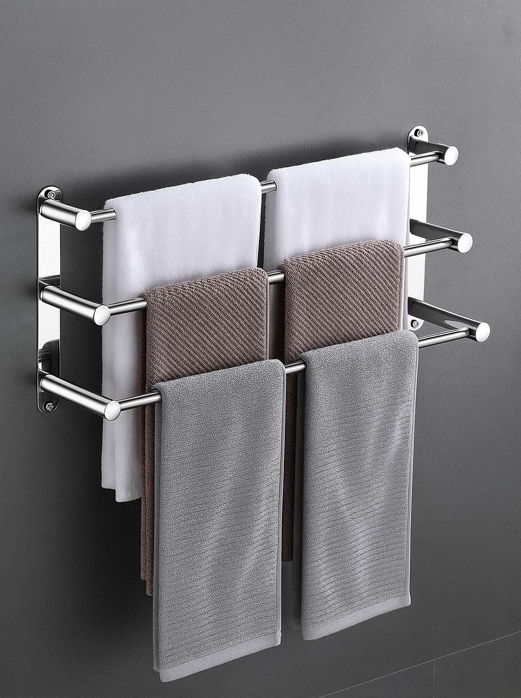 TOALLERO BARRAL TRIPLE ACERO INOXIDABLE 50CM