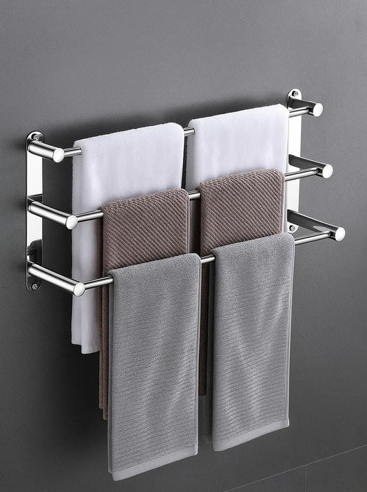 TOALLERO BARRAL TRIPLE ACERO INOXIDABLE 50CM