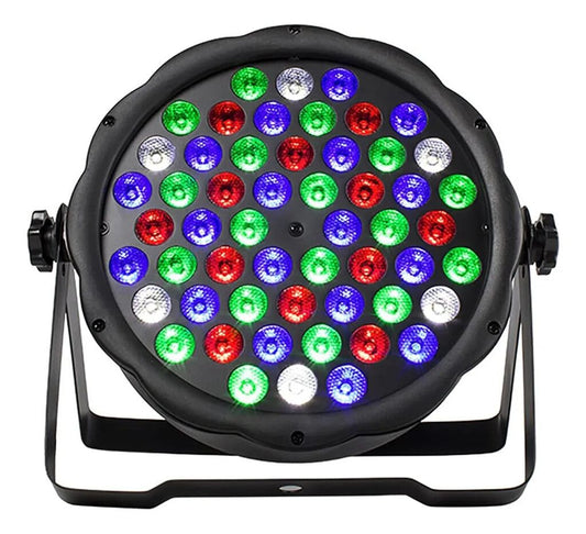 LUZ PROTON 54 LED RGB AUDIO DMX SALON FIESTA PARA DJ