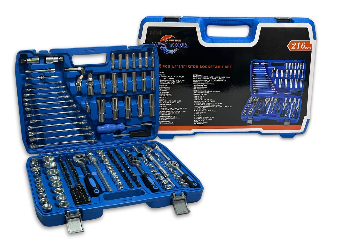 SET LLAVE SOCKET 216 PCS
