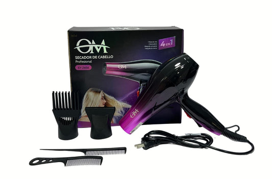 SECADOR DE PELO OM - 4 EN 1