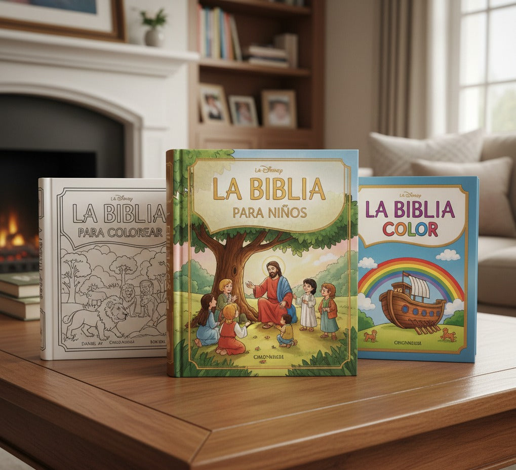 BIBLIA DIGITAL PARA NIÑOS + BIBLIA A COLOR Y BIBLIA PARA COLOREAR + GUÍA PARA ENSEÑAR LA BIBLIA A LOS NIÑOS + BONIFICACIÓN ESPECIAL